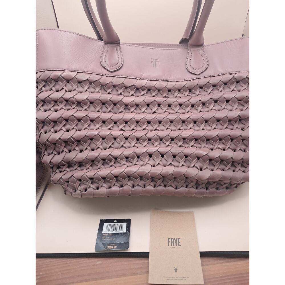 Fyre woven tote bag lavender